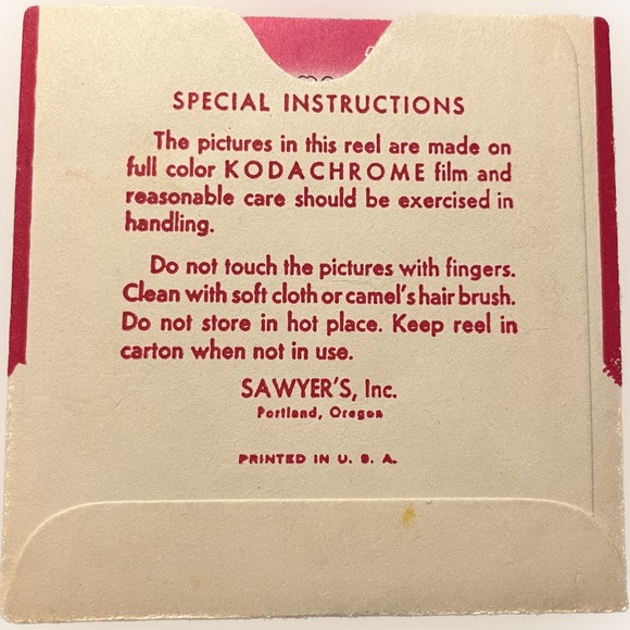 🎈2/$20 - VIEW-MASTER Reel CH-49 “A Bible Story in 3D” 1947. - Picture 6 of 6